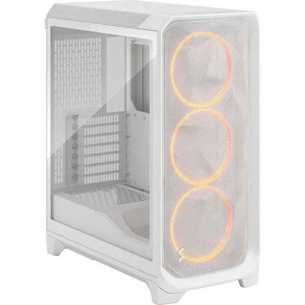Fractal Design Meshify 3 RGB TG Clear Tint Gaming Midi Tower Κουτί Υπολογιστή με Πλαϊνό Παράθυρο Λευκό - Image 1