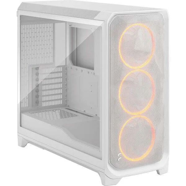 Fractal Design Meshify 3 XL RGB Clear Tint Gaming Midi Tower Κουτί Υπολογιστή με Πλαϊνό Παράθυρο Λευκό - Image 1