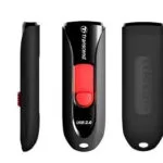 Transcend 64GB USB 2.0 Stick Μαύρο