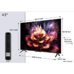 TCL Smart Τηλεόραση 43" 4K UHD LED V6C HDR (2025) 43V6C