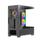 Xilence Xilent Beam XG172 Midi Tower Κουτί Υπολογιστή με Πλαϊνό Παράθυρο και ARGB Φωτισμό Μαύρο