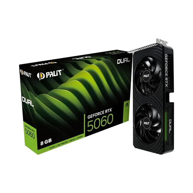 Palit GeForce RTX 5060 8GB GDDR7 Dual Κάρτα Γραφικών NE75060019P1-GB2063D - Image 1
