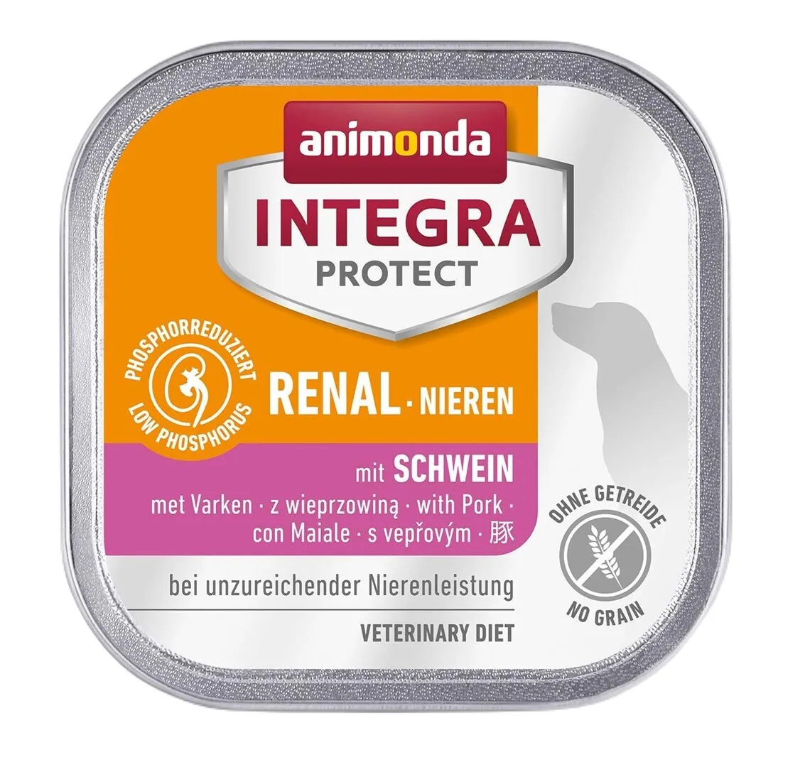 20250522120946_037ef957 Animonda Integra Protect Nieren Υγρή Τροφή Σκύλων σε Ταψάκι με Χοιρινό χωρίς Σιτηρά 150gr - Image 1