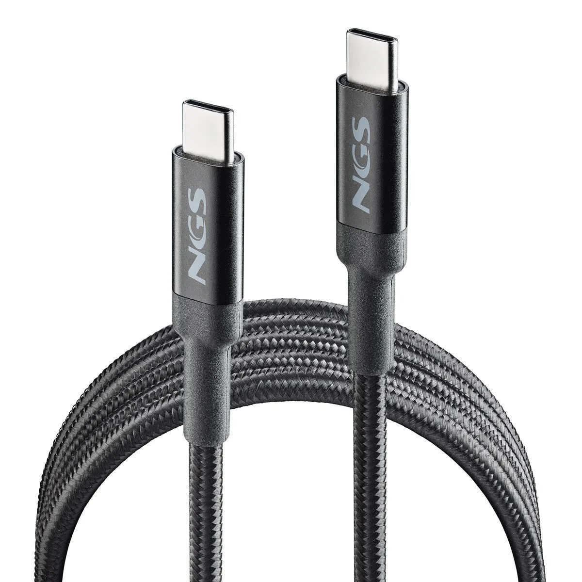 20250522165441_8e2a126f NGS USB 2.0 Cable USB-C male - USB-C 100W Μαύρο 2m - Image 1