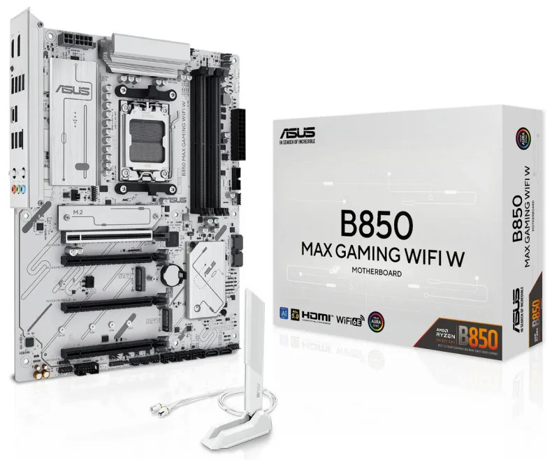 Asus B850 MAX GAMING WIFI W Motherboard ATX με AMD AM5 Socket 90MB1M10-M0EAY0 - Image 1