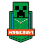 Minecraft Παιδικό Ρολόι Τοίχου 50x34cm