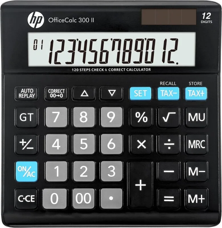 20250523145134_hp_arithmomichani_146300000 HP Αριθμομηχανή σε Μαύρο Χρώμα 146300000 - Image 1