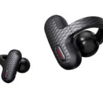 Amazfit Alergare Open Ear Bluetooth Handsfree Ακουστικά με Αντοχή στον Ιδρώτα και Θήκη Φόρτισης Μαύρα