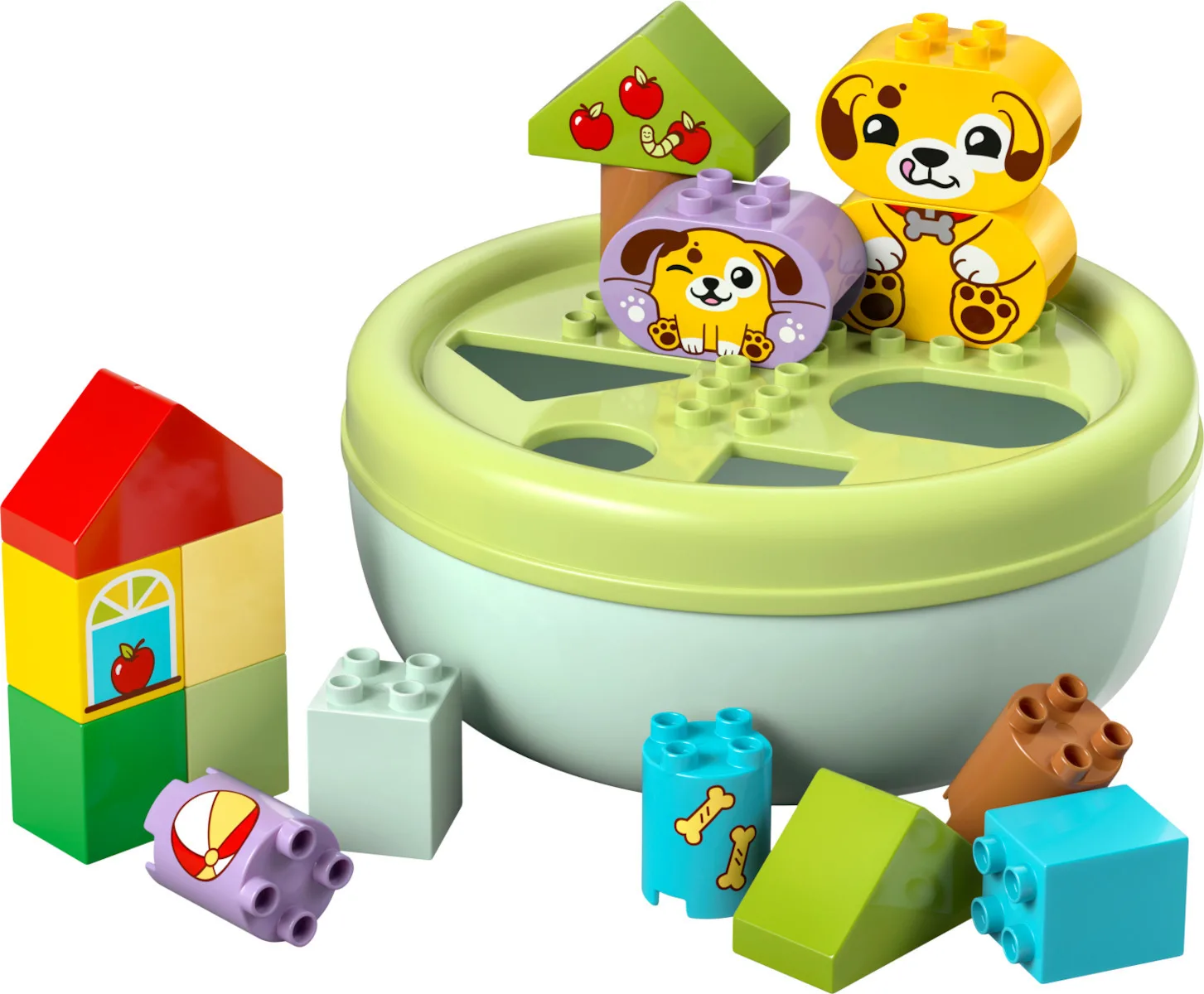 20250526085258_7158c774 LEGO Duplo Shape Sorter: Puppy House για 1.5+ Ετών 17τμχ 10441 - Image 1