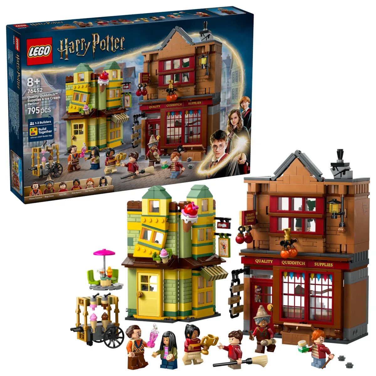 LEGO Harry Potter Quality Quidditch Supplies & Ice Cream Parlour για 8+ Ετών 795τμχ 76452 - Image 1