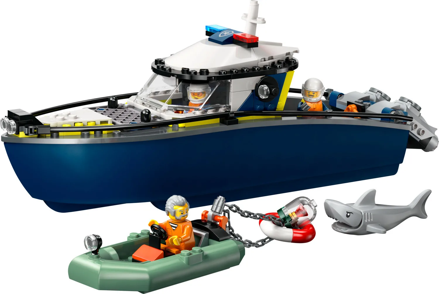 20250526092438_c669016d LEGO City Police Boat Chase για 6+ Ετών 264τμχ 60456 - Image 1