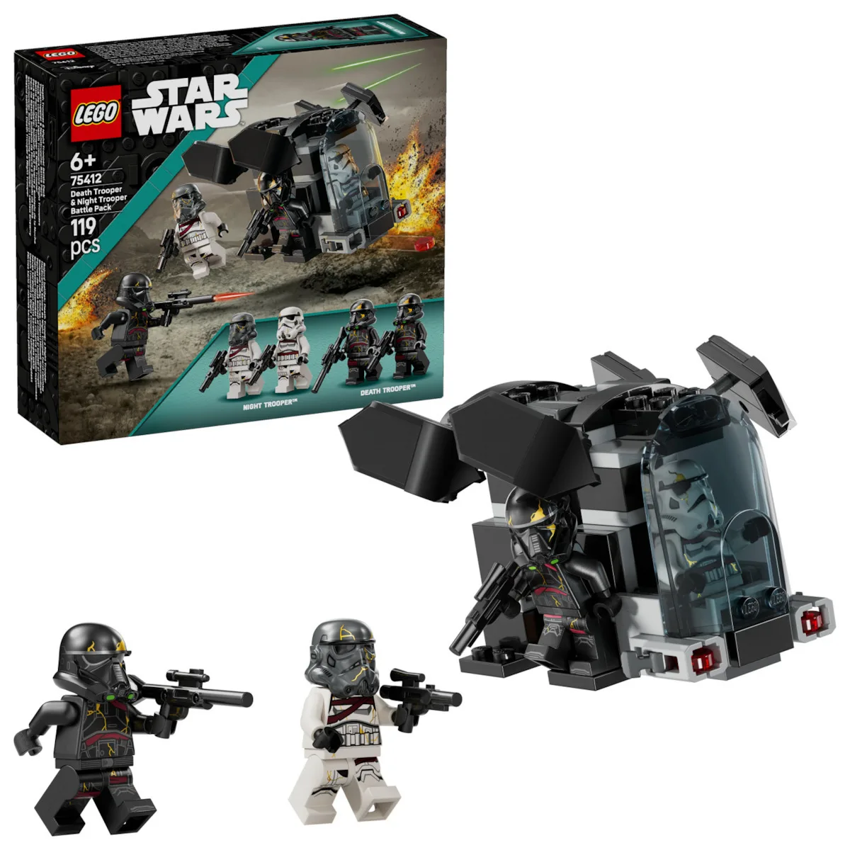 LEGO Star Wars Death Trooper & Night Trooper Battle Pack για 6+ Ετών 119τμχ 75412 - Image 1