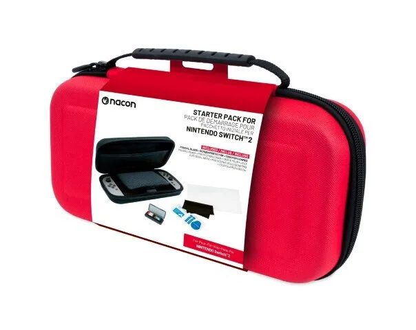 Nacon Pouch Πλαστική Θήκη Μεταφοράς για Κονσόλα Switch 2 Κόκκινη DGA.NS2.00011 - Image 1