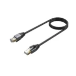 Lanberg U/UTP Cat.6 Καλώδιο Δικτύου Ethernet 0.25m Μαύρο 1τμχ PCF6-20CC-0025-BK