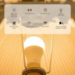 Ezviz Smart Λάμπα LB1-White LED 8W για Ντουί E27 Θερμό Λευκό 806lm Dimmable