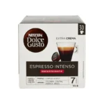 Nescafe Κάψουλες Espresso Intenso Decaffeine Συμβατές με Μηχανή Dolce Gusto 30caps
