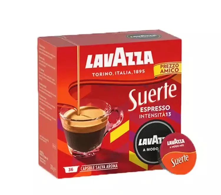 20250527135516_db8b4c00 Lavazza Κάψουλες Espresso Suerte Συμβατές με Μηχανή LavAzza A Modo Mio 36caps - Image 1