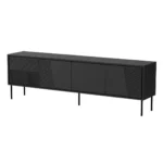Έπιπλο Τηλεόρασης Μαύρο Μ200xΠ38xΥ62cm 301251