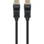 Goobay Cable DisplayPort male - DisplayPort male 3m Μαύρο (74779)