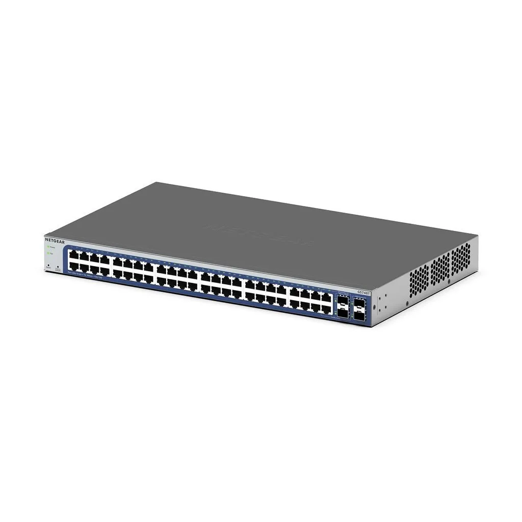 NetGear GS748T-600EUS v1 L2 PoE+ Switch με 48 Θύρες Gigabit (1Gbps) Ethernet και 4 SFP Θύρες - Image 1