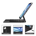 Tech-Protect Smartcase Flip Cover με Πληκτρολόγιο Μαύρη (iPad Air 10.9” 4/5 (2020-2022), iPad 11” 6/7 (2024-2025))