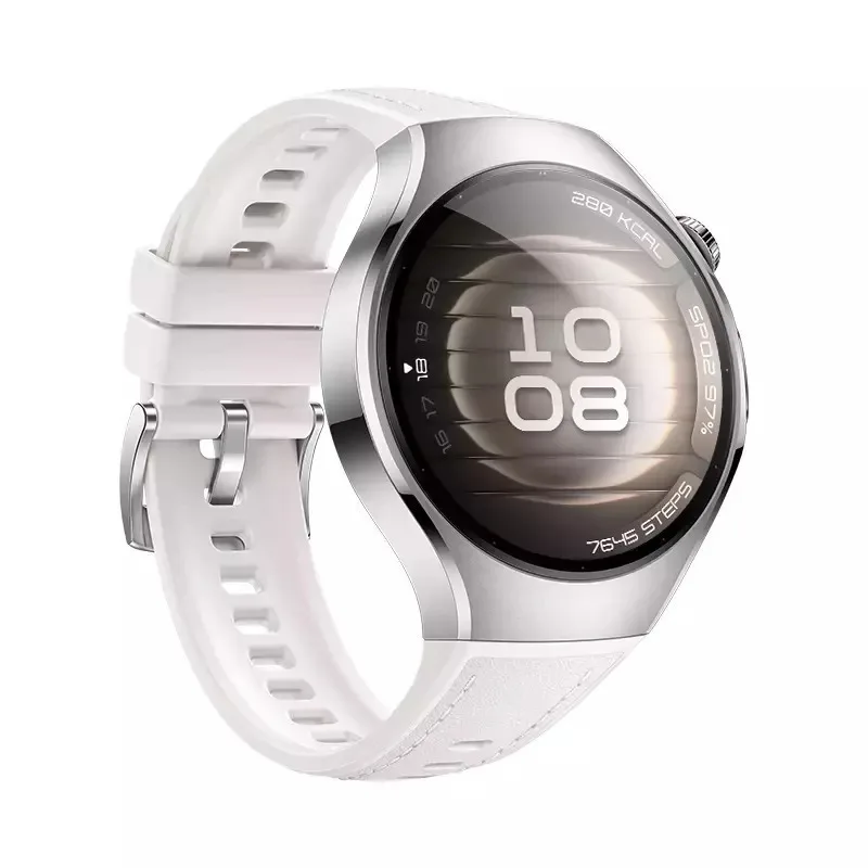 20250528164140_9d2a8231 Huawei Watch 5 Stainless Steel 42mm Αδιάβροχο με eSIM και Παλμογράφο (Λευκό) - Image 1