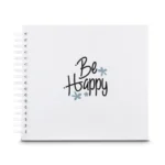 Hama Good Things Spiral 28x24 50 Weiße Seiten Happy 7717