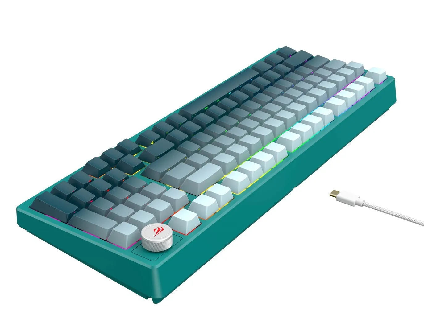20250529134458_debc7409 Havit KB899L Gaming Μηχανικό Πληκτρολόγιο με RGB φωτισμό (Αγγλικό US) Πράσινο - Image 1