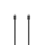 HAMA USB 2.0 Cable USB-C male - USB-C 60W Μαύρο 1.5m 00200630