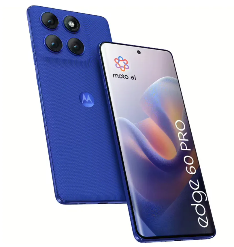 Motorola Edge 60 Pro 5G Dual SIM (12/512GB) PANTONE Dazzling Blue - Image 1