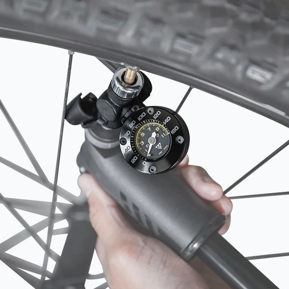 20250530104748_36bb1db8 Topeak Shuttle Gauge G2 Pump Pressure Gauge Up To 160psi Black - Image 1