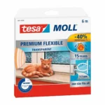 Tesa Silicone Sealing Strip 6m Transparent