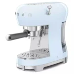 Smeg Μηχανή Espresso 1350W Πίεσης 15bar Γαλάζια ECF02PBEU