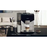 Siemens Eq.500 Αυτόματη Μηχανή Espresso 1500W Πίεσης 15bar για Cappuccino με Μύλο Άλεσης Ασημί
