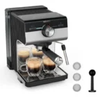 Krups Μηχανή Espresso 1140W Πίεσης 15bar Ασημί XP384E10
