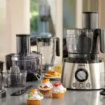 Philips Avance Collection HR7778/00 Πολυμίξερ 1000W με Κάδο 3.4lt και Κανάτα Μπλέντερ Ασημί