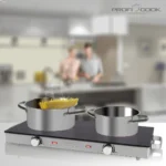 Profi Cook PC-DKP 1211 Επιτραπέζια Εστία Κεραμική Διπλή Μαύρη