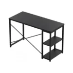 Γραφείο Leader Ξύλινο Black 120x52x75εκ.