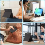 Tech-Protect SC PEN Flip Cover με Πληκτρολόγιο στα Αγγλικά US Μαύρη (Galaxy Tab S10 FE+ Plus X620/X626B)