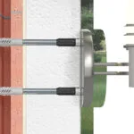 Fischer 45691 Βιδωτό Άγκιστρο & Βύσμα Τοίχου 20 Τεμάχια Σετ Βιδών & Βυσμάτων Τοίχου