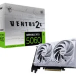 MSI GeForce RTX 5060 8GB GDDR7 Ventus 2X OC White Κάρτα Γραφικών V537-003R