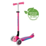 Globber Παιδικό Πατίνι Elite Τρίτροχο για 3+ Ετών Fuchsia 439-610-3