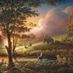 Terry Redlin Harvest In The Glow Of The Sun Puzzle 2D 1000pcs 58544