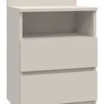 Κομοδίνο Ξύλινο Μπεζ 40x32x59cm