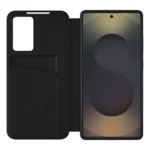 Tech-Protect Matte Wallet Δερματίνης / Σιλικόνης Μαύρο (Galaxy A56)