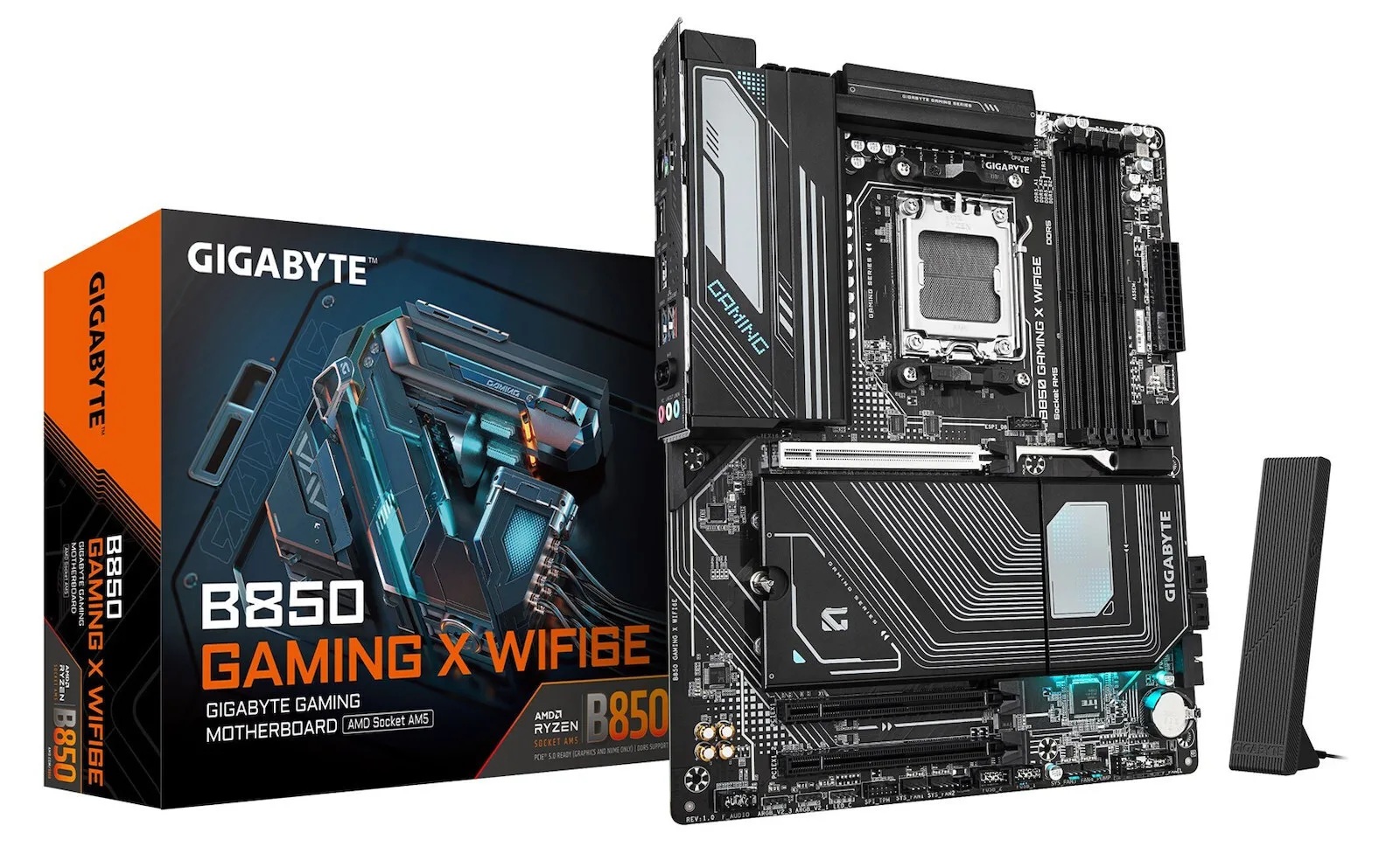 Gigabyte B850 GAMING X WIFI6E Motherboard ATX με AMD AM5 Socket - Image 1