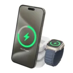 Targus Ασύρματος Φορτιστής Qi2 15W Λευκός (Hyperjuice)