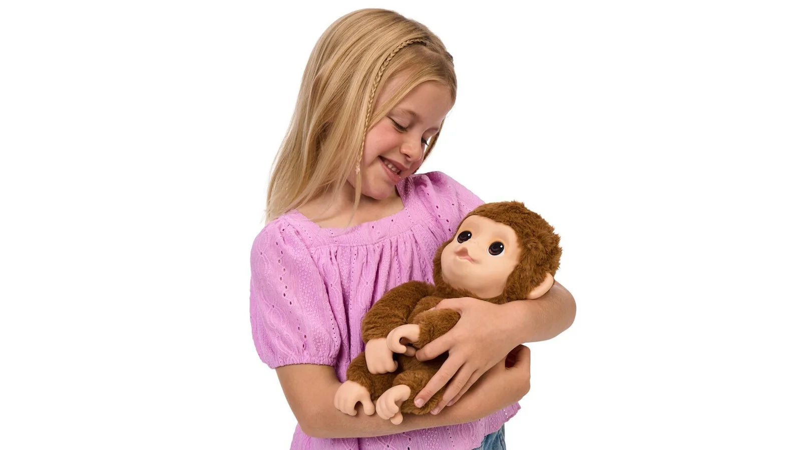 20250606141701_d96375e3 Moose Toys Λούτρινο Little Live Pets My Baby Monkey Mango 33 εκ. 26558 - Image 1