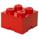 LEGO Παιδικό Κουτί Αποθήκευσης από Πλαστικό 4-Stud Κόκκινο 25x25x18cm 40031730