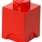 LEGO Παιδικό Κουτί Αποθήκευσης από Πλαστικό 1-Stud Κόκκινο 12x12x18cm 40011730